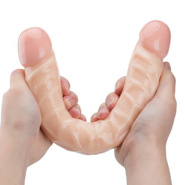 女性のための長い本物のようなゲイソフトディルド