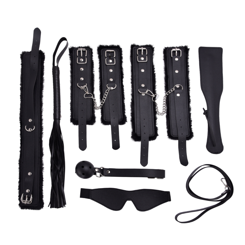 8-teiliges Sex-Bondage-Set f&uuml;r weibliches BDSM, Spielzeug f&uuml;r Erwachsene