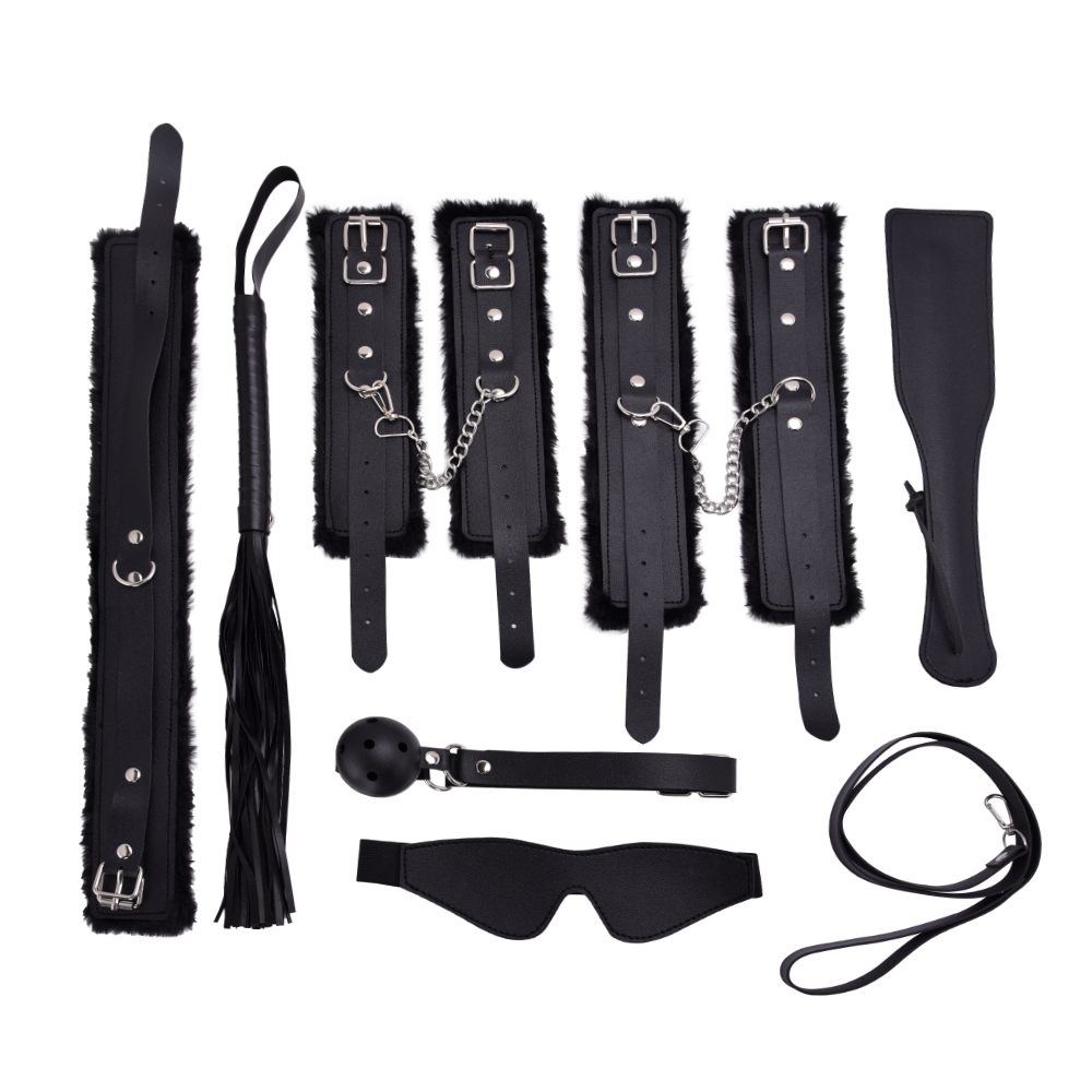 8-teiliges Sex-Bondage-Set f&uuml;r weibliches BDSM, Spielzeug f&uuml;r Erwachsene