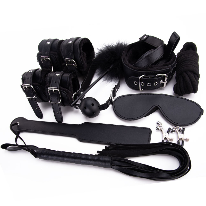 10-teiliges Sex-Bondage-Set f&uuml;r weibliches BDSM, Spielzeug f&uuml;r Erwachsene