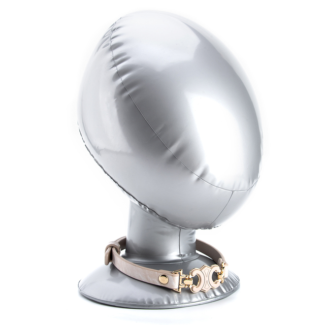 Collare BDSM in pelle per la proprietà Girocollo bondage giocoso per flirtare con lo scambio di potere