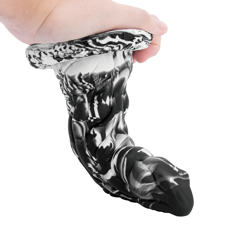 Alien realistische siliconen geknoopte enorme penisdildo voor G-spotstimulatie Volwassen seksspeeltje voor vrouwen