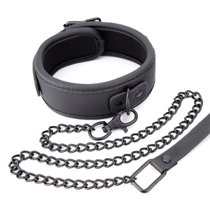 블랙 BDSM 칼라 Bdsm 본디지 칼라 및 가죽 끈 세트 여성 롤 플레잉 섹스 토이 조정 가능한 슬레이브 제한 성인 용품 커플을위한 SM 본디지 칼라