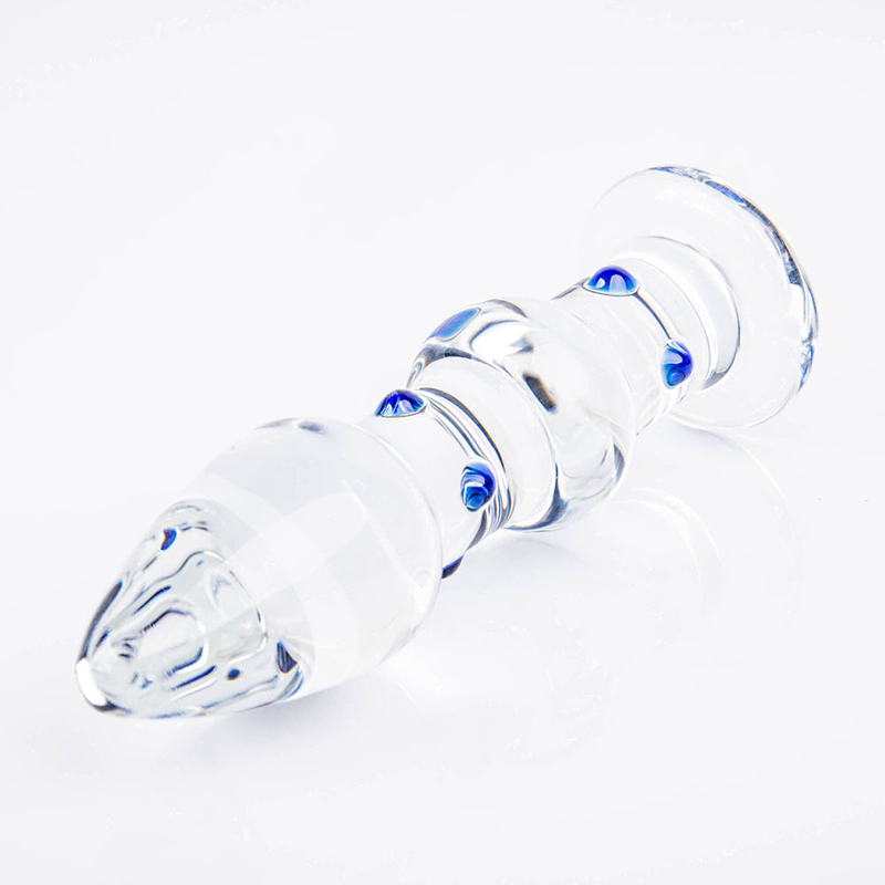 Dildo in vetro a spirale per il sesso