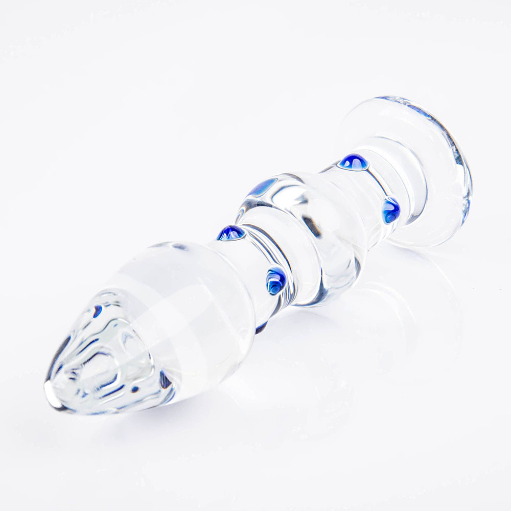 Dildo in vetro a spirale per il sesso