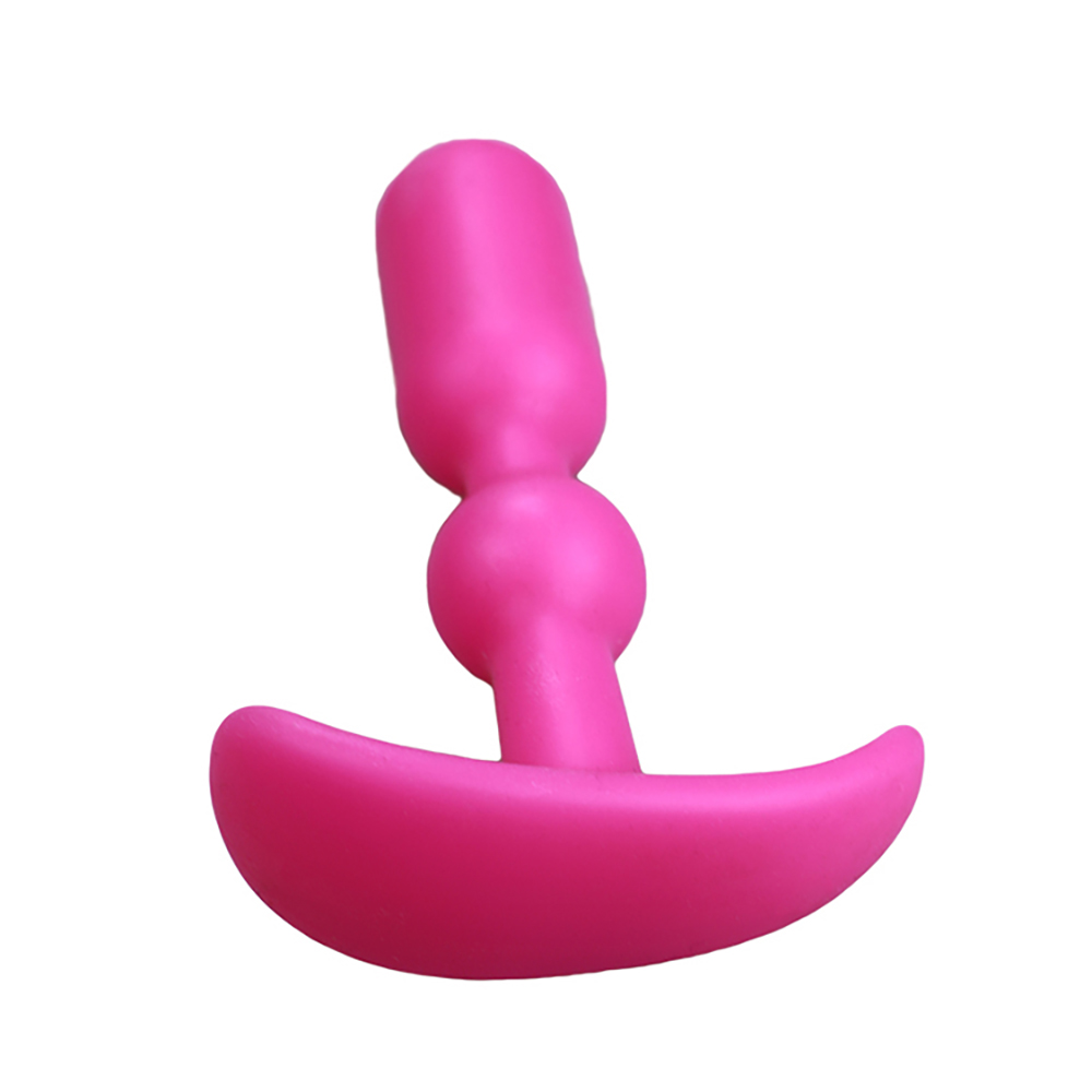 Prodotto sessuale per adulti con plug anale rosa di design