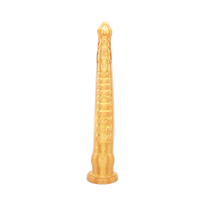 Realistico dildo anale in PVC morbido per principianti Allotipo lungo e snello con forte ventosa