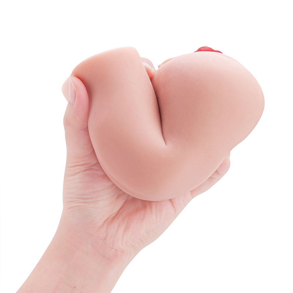 Figa tascabile per adulti con tazza vaginale realistica per masturbazione per uomo