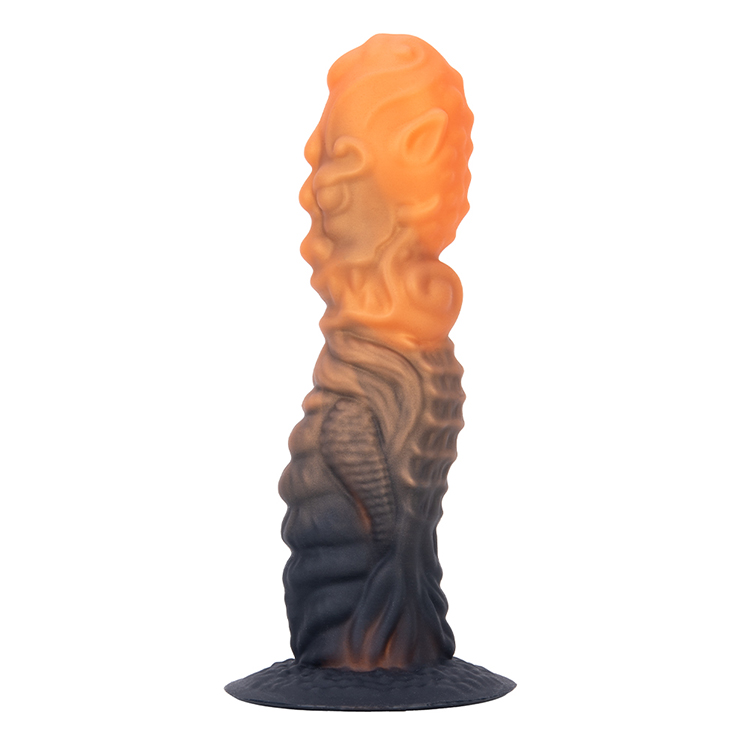 Kleurrijke siliconen grote schijfstijl masturbatie speelgoeddildo