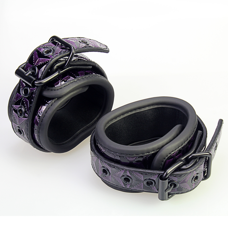 7PSC Volwassen speelgoed bondageset 7-delige paarse diamant BDSM-cadeauset voor koppels