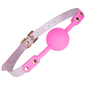 Bdsm bondage mooie mondknevel bal seksspeeltje bal gag uitrusting voor vrouw of man