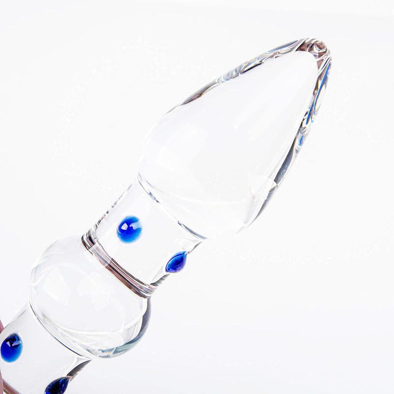 Dildo in vetro a spirale per il sesso