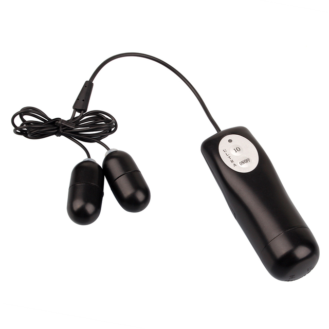 Mini vibratore per uovo a doppia testa Vibratore a doppia testa compatto e potente per il piacere personale o di coppia