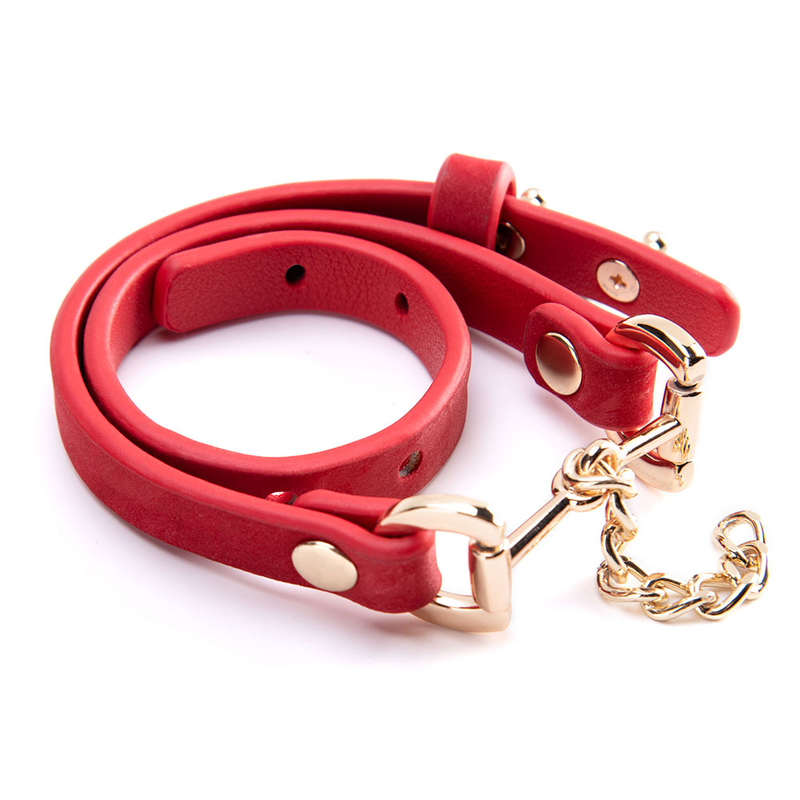 卸売スタイリッシュな SM レザー首輪メタルチェーン付き大人のための絶妙な BDSM レザーチョーカーネックレス首輪女性と男性用