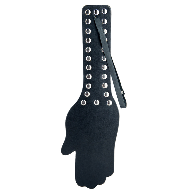 Pagaia BDSM di lusso in pelle PU, design morbido a doppio strato per un gioco di passione elegante e intenso