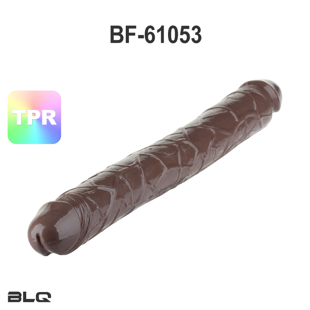 Lesbisches Spielspielzeug, doppelseitiger Dildo
