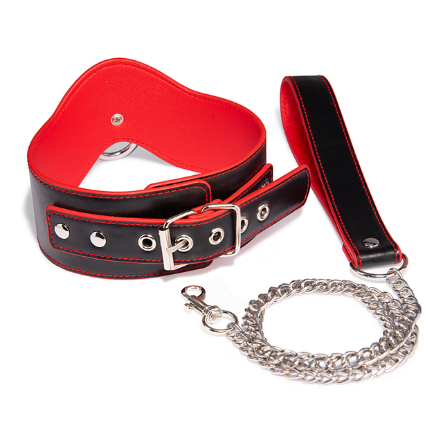 Zwarte Bdsm Kraag Vrouwen Rollenspel Seksspeeltjes Verstelbare Slave Terughoudendheid Volwassen Producten SM Bondage Kraag voor Koppels