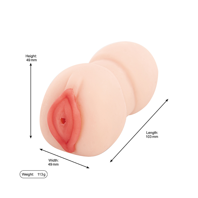 M&auml;nnlicher Masturbator Pocket Real Pussy Fat Textured Vagina f&uuml;r Mann