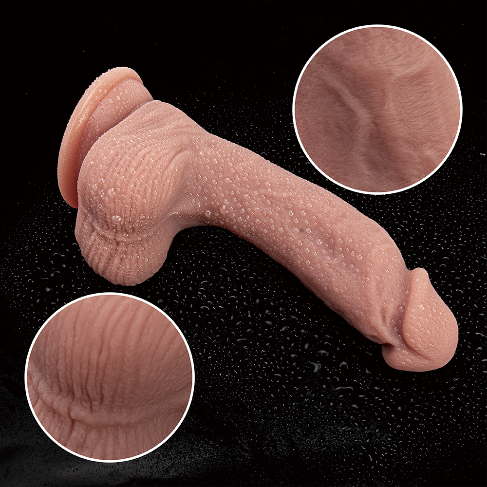 Presa di fabbrica Dildo per adulti con pene realistico in silicone a prezzo basso