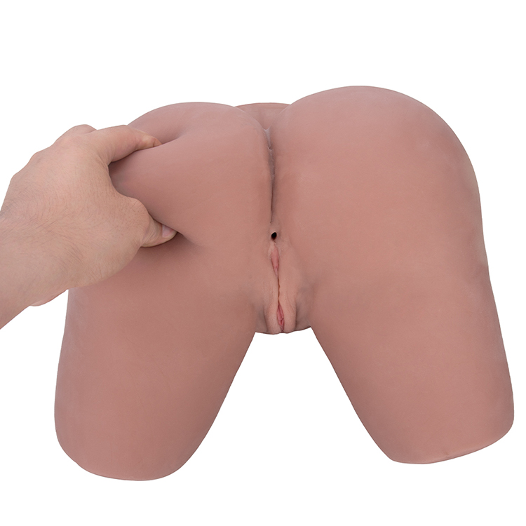 Hete verkopende zachte siliconen realistische vagina-sekspop voor mannen