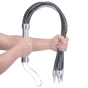 アダルト セックス ゲーム アクセサリー PU レザー フロッガー 鞭デザイン付き 男性ボンデージと BDSM プレイ用