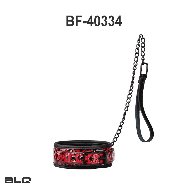 Halsband met riem voor volwassen bondagebeperkingen, seksspel