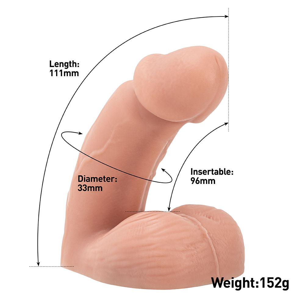 Veilig materiaal siliconen levensechte dildo voor vrouwen anale dildo's