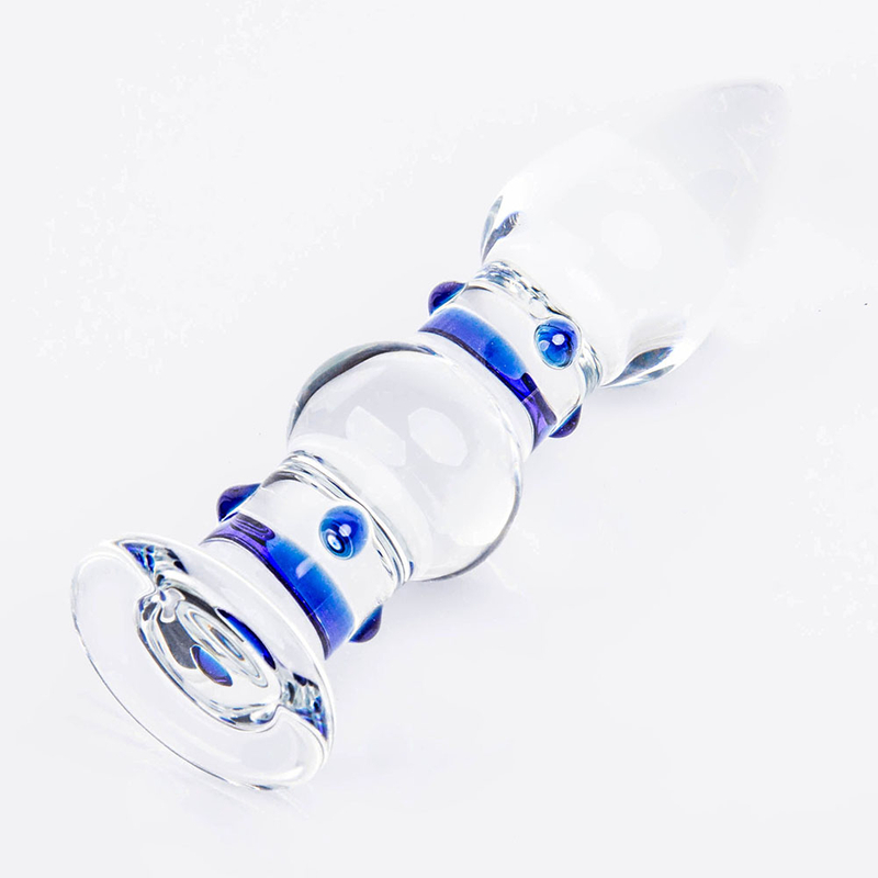 Dildo in vetro a spirale per il sesso