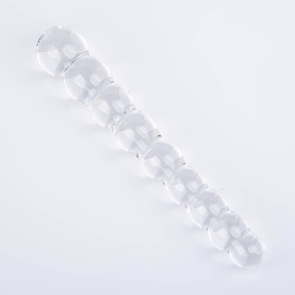 Vetro ad alto borosilicato, 9 pezzi, con perline rotonde