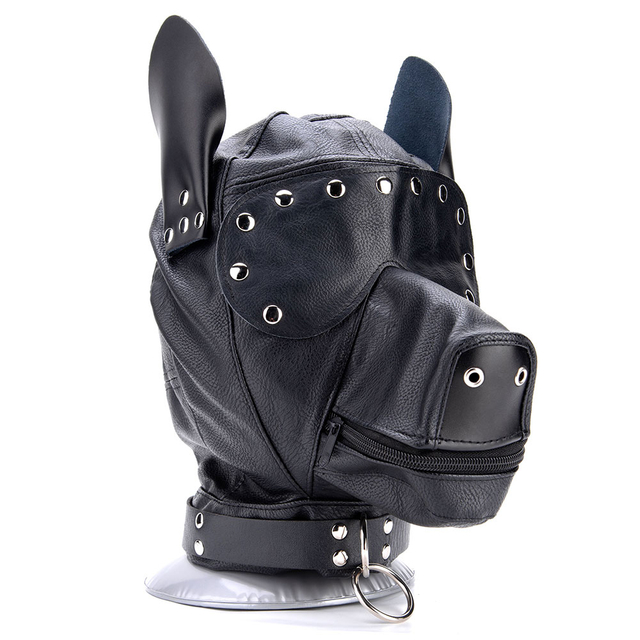Gro&szlig;handel Leder SM Fox Gesichtsmaske Hundemaske