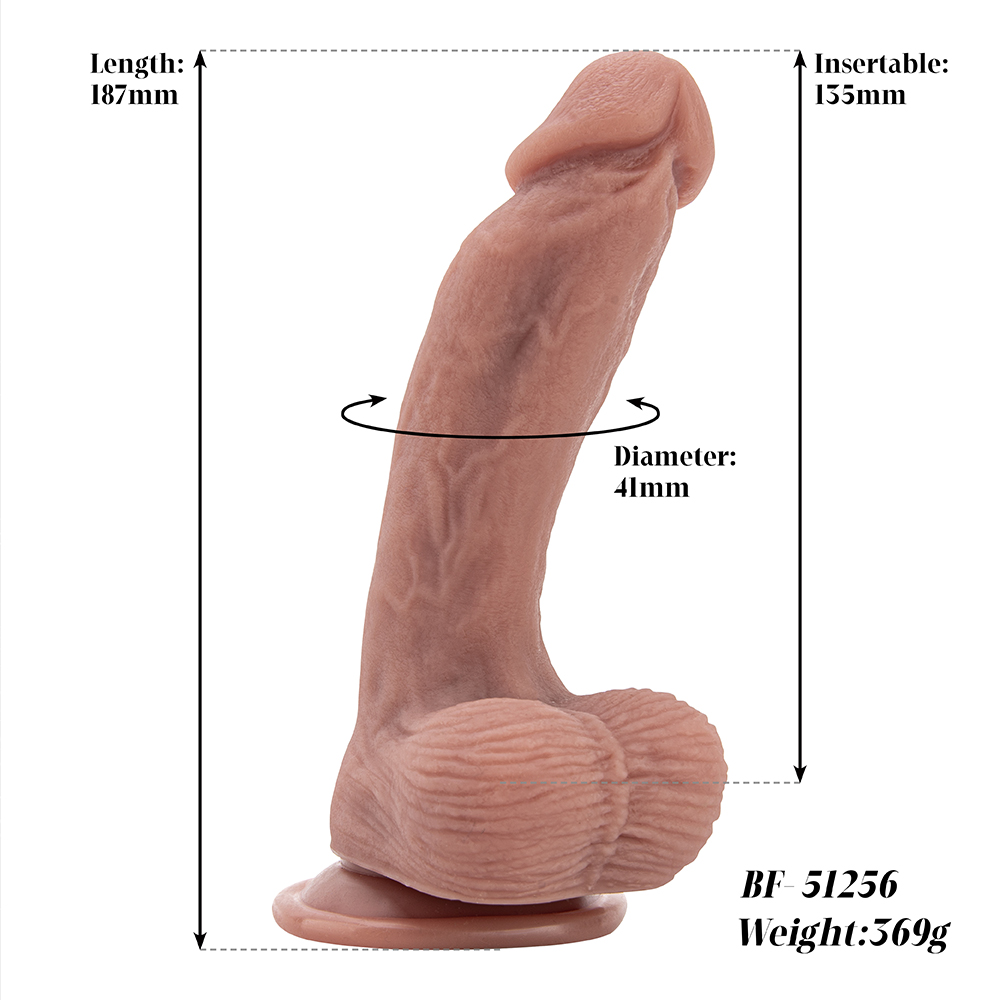 Presa di fabbrica Dildo per adulti con pene realistico in silicone a prezzo basso