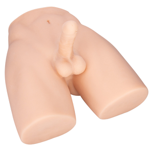 Halbk&ouml;rper m&auml;nnlicher Dildo Torso Sexspielzeug weiche weibliche Masturbatorpuppe