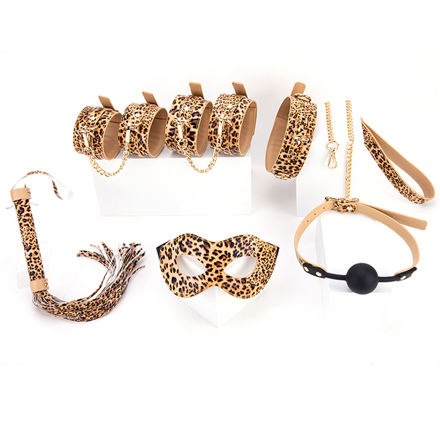 Set bondage cosplay per adulti BDSM Collezione da 6 pezzi per flirt di coppie e avventure SM