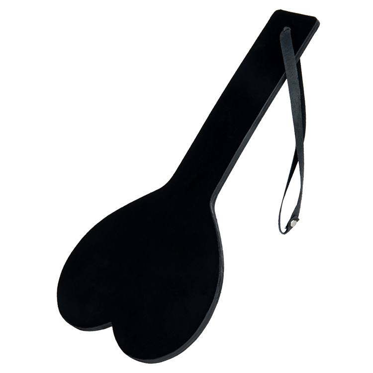 커플 성인 게임 Bdsm 유혹 재미를위한 고품질 블랙 PU 가죽 스패킹 패들