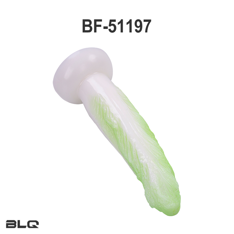Premium siliconen koolvormige fantasie-didlo