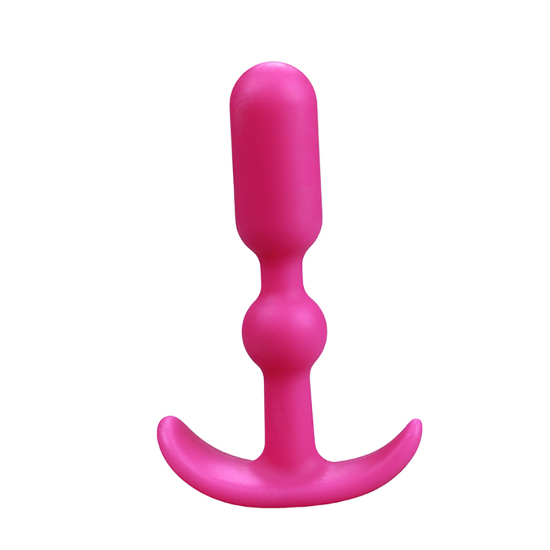 Prodotto sessuale per adulti con plug anale rosa di design