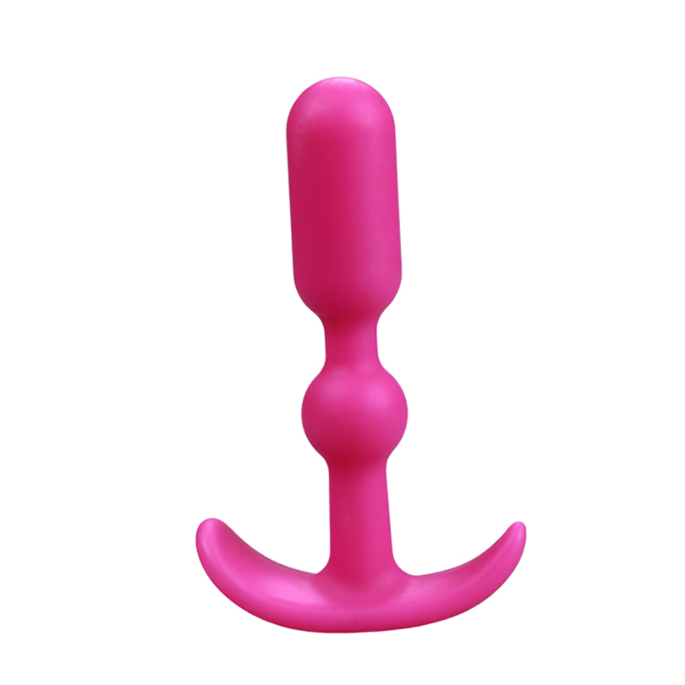 Prodotto sessuale per adulti con plug anale rosa di design