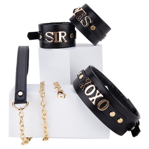 Set bondage SM definitivo da 2 pezzi per coppie Attrezzatura fetish premium e restrizioni BDSM per coppie con giochi di intimit&agrave; per adulti per utenti