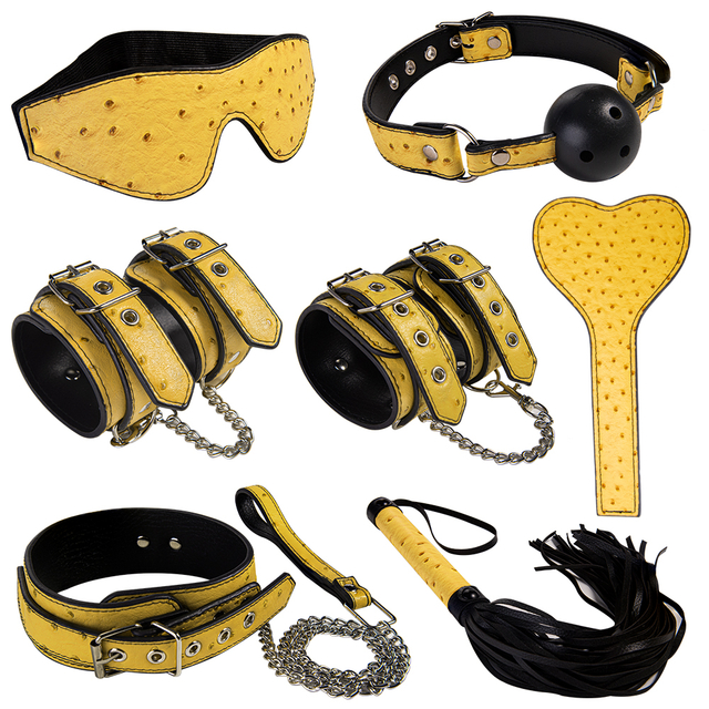 7PSC Tute bondage professionali BDSM e kit SM progettati per i fornitori pi&ugrave; esigenti di giocattoli per adulti