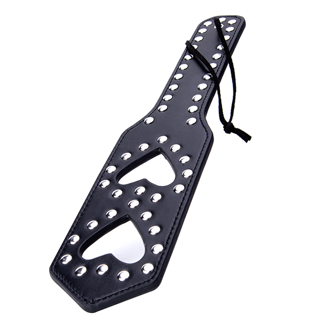 Paddle Bondage Restraint Gears PU Paddle in finta pelle XO per sculacciate per giochi sessuali per adulti