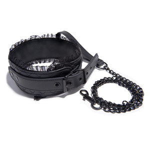 SM-producten Luxe stijl lederen halsband Sekshalsband voor vrouwen Kraag en ketting Cadeaus voor koppels