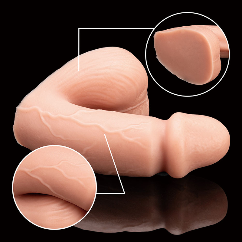 Veilig materiaal siliconen levensechte dildo voor vrouwen anale dildo's