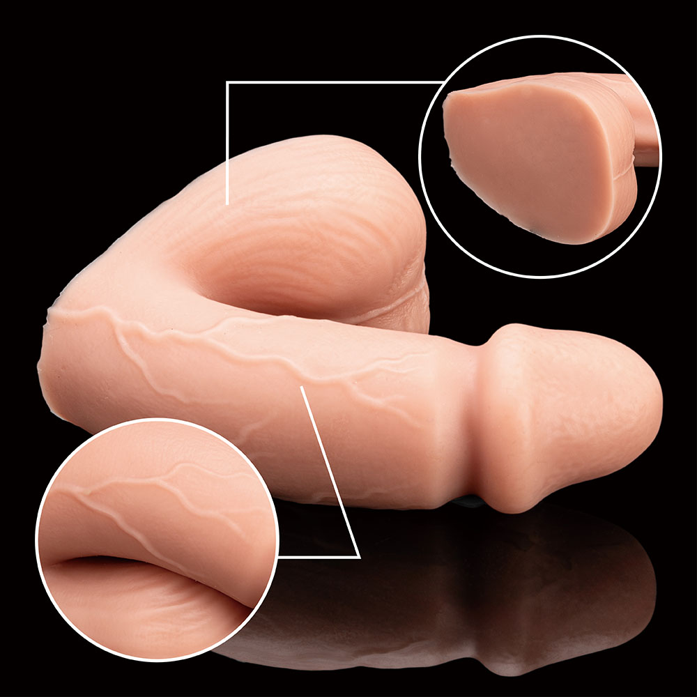 Veilig materiaal siliconen levensechte dildo voor vrouwen anale dildo's