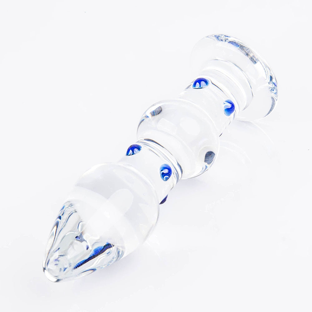 Dildo in vetro a spirale per il sesso