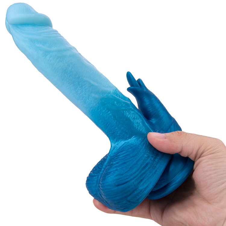 Vero e proprio giocattolo colorato per adulti con vibratore a forma di carne 
