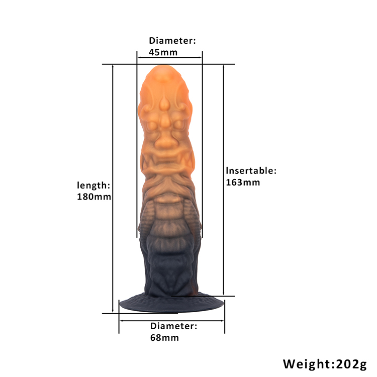 Langer, sicherer Material-Dildo-Analplug f&uuml;r Erwachsene