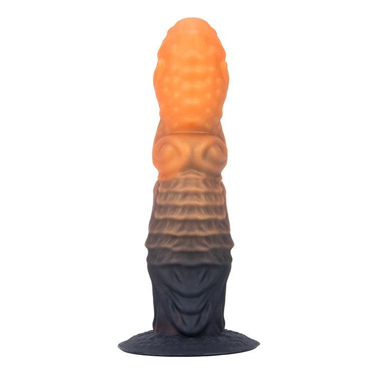 Kleurrijke siliconen grote schijfstijl masturbatie speelgoeddildo