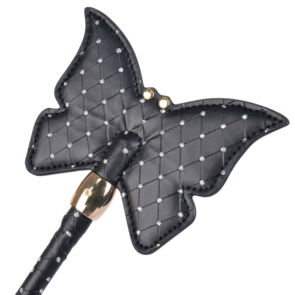 Pagaia per sculacciate Bondage BDSM a forma di farfalla con decorazione di strass Giocattolo per adulti