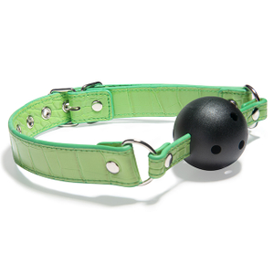 Verstellbarer Ball-Mundknebel, schwarzer Mundknebel, Bondage-Fessel