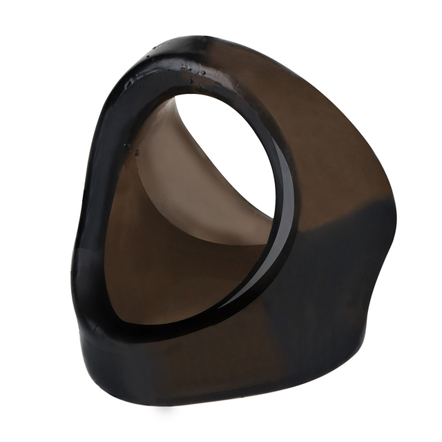 TPR zwarte kuisheid cockring voor penis